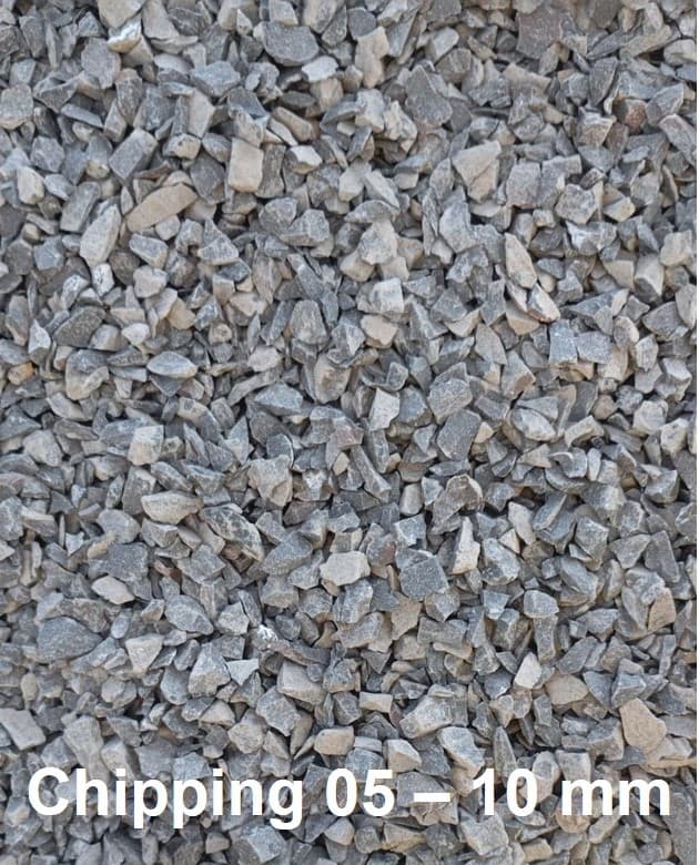 Chipping 05 – 10 mm — Agregat halus untuk lapis permukaan dan campuran aspal.